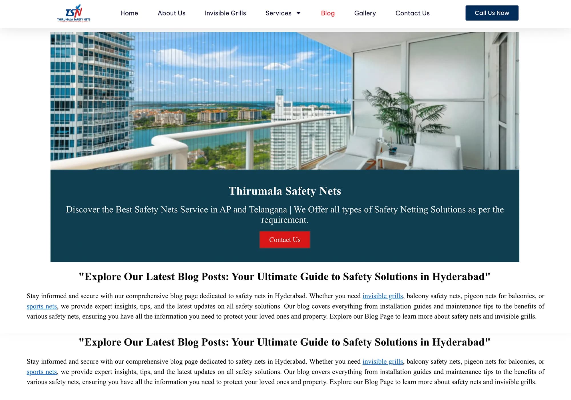 Thirumala Safety Nets